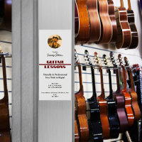 Gitarrenunterricht Magent Poster