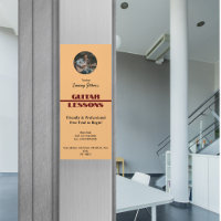 Gitarrenunterricht Magent Poster