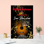 Gitarrenunterricht Maßgeschneidert Akryllische Sig Acrylschild (Hochzeit)