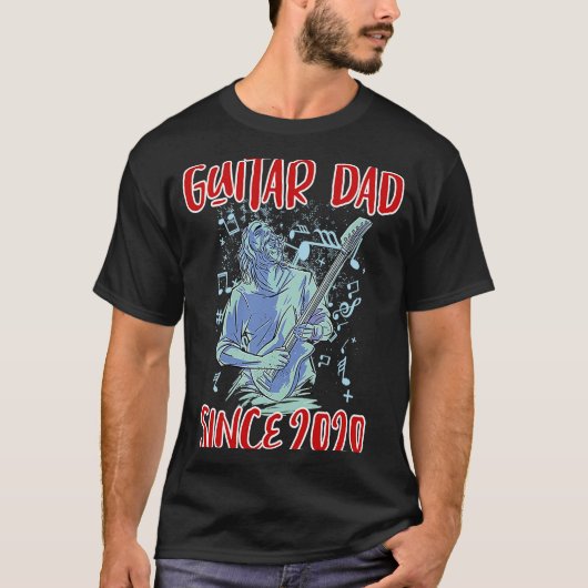 Gitarrenvater seit 2020 1 T-Shirt (Vorderseite)