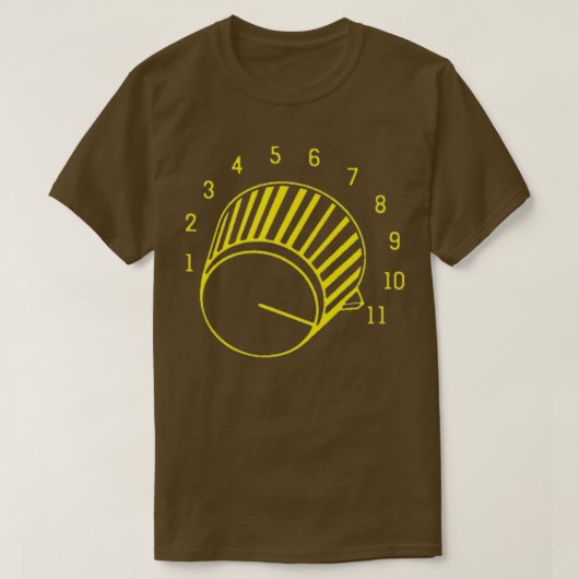 Gitarrenvolumen bis 11 T-Shirt (Design vorne)