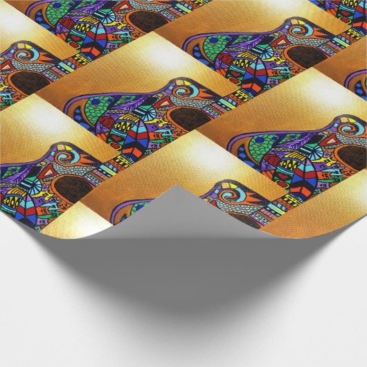 Gitarrenwapper Geschenkpapier (Ecke)