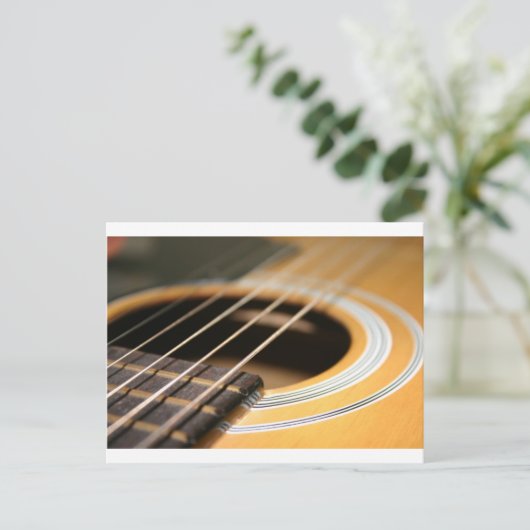 Gitarrenzeit Postkarte (Stehend Vorderseite)