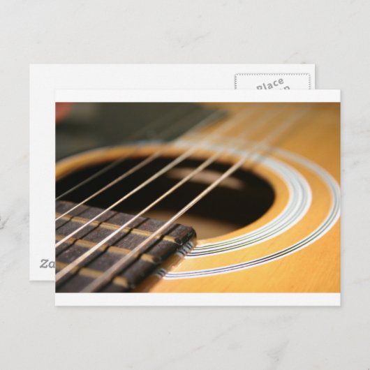 Gitarrenzeit Postkarte (Vorne/Hinten)