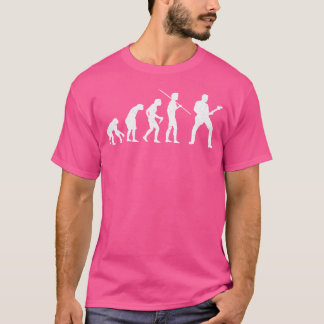Gitarrespieler Evolution Gitarren Musiker T-Shirt
