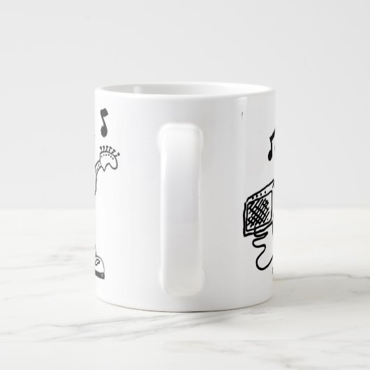 GitarreTyp Jumbo-Tasse (Rückseite)