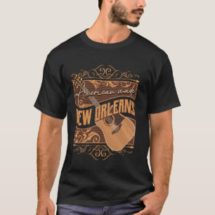 Gitarrist American Made New Orleans Country-Musik T-Shirt
