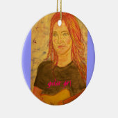 Gitarrist Art Keramikornament (Rechts)