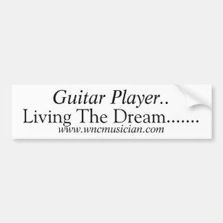 Gitarrist-Aufkleber Autoaufkleber