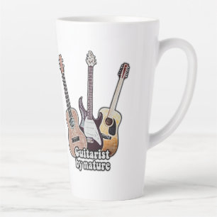 Gitarrist aus Leidenschaft. lustige Gitarrenkunstw Milchtasse