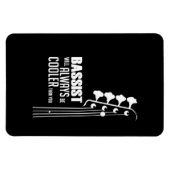 Gitarrist Bassist wird immer Cooler als Sie Weihna Magnet (Horizontal)