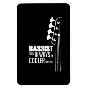 Gitarrist Bassist wird immer Cooler als Sie Weihna Magnet