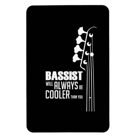 Gitarrist Bassist wird immer Cooler als Sie Weihna Magnet (Vertikal)