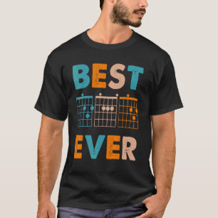 Gitarrist Best Vater aller Zeiten mit Retro Vintag T-Shirt