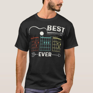 Gitarrist Best Vater Ever Guitar Vater Chord Rock  T-Shirt