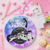 Gitarrist Birthday Theme Paper Plate HAMbWG Pappteller (Party)