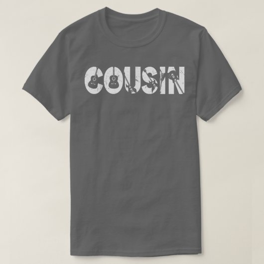 Gitarrist Brother Sister Funny Cousin Music Gitarr T-Shirt (Design vorne)