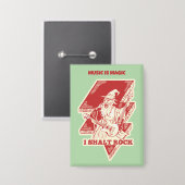 Gitarrist Button (Vorderseite/Rückseite)