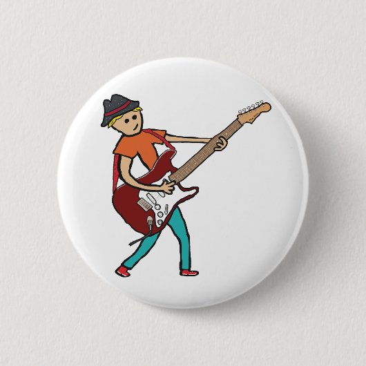 Gitarrist Button (Vorderseite)