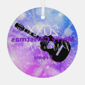 Gitarrist Christmas Ornament HAMbWG (Rückseite)