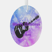 Gitarrist Christmas Ornament HAMbWG (Vorderseite Rechts)