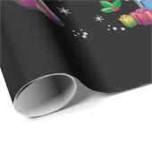 Gitarrist Christmas Tree Guitar Birthday Geschenkpapier (Rolleneckpunkt)