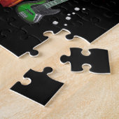 Gitarrist Christmas Tree Guitar Birthday Puzzle (Seite)