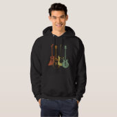 Gitarrist Colorful Musical Instruments Gitarren Hoodie (Vorne ganz)