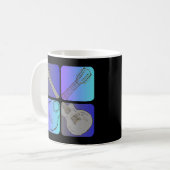 Gitarrist Cool Musician Design Kaffeetasse (Vorderseite Links)