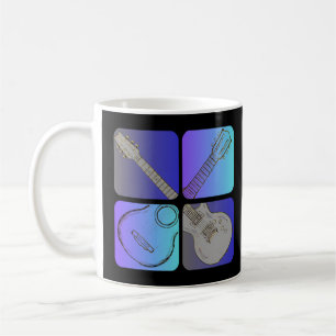 Gitarrist Cool Musician Design Kaffeetasse