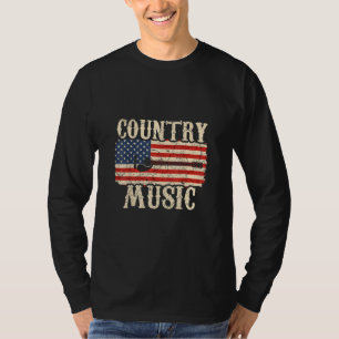 Gitarrist Country Gitarre American Flag Birth T-Shirt