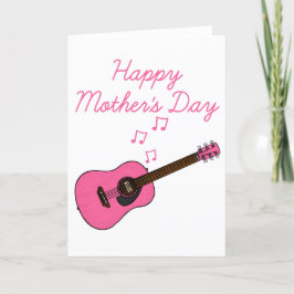 Gitarrist der akustischen Gitarre Dankeskarte