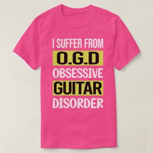 Gitarrist der obsessive Liebe T-Shirt (Design vorne)
