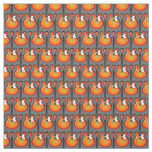Gitarrist Design Fabric Stoff