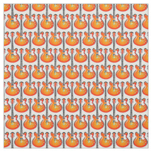 Gitarrist Design Fabric Stoff