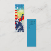 Gitarrist - dünne Karte (Vorne/Hinten)