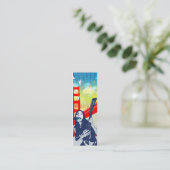 Gitarrist - dünne Karte (Stehend Vorderseite)