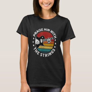 Gitarrist E-Gitarre Akustische Musik  T-Shirt