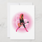 Gitarrist Einladung (Vorderseite)