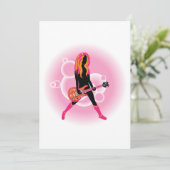 Gitarrist Einladung (Stehend Vorderseite)