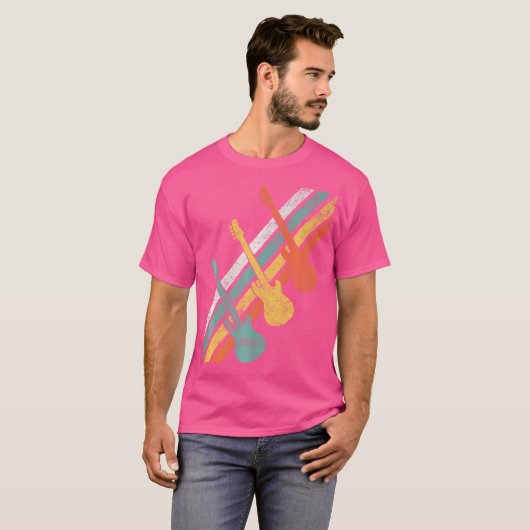 Gitarrist Electric Acoustic Guitar Player R T-Shirt (Vorne ganz)