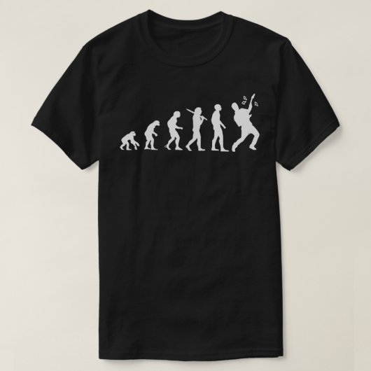 Gitarrist-Evolution T-Shirt (Design vorne)