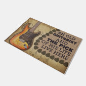 Gitarrist Family Doormat, Instrument Lover Gift Fußmatte (Schrägansicht)