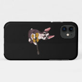 Gitarrist Frenchie Bulldog Case-Mate iPhone Hülle (Rückseite (Horizontal))