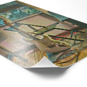 Gitarrist Geburtstagsgeschenk Fotodruck (Ecke)
