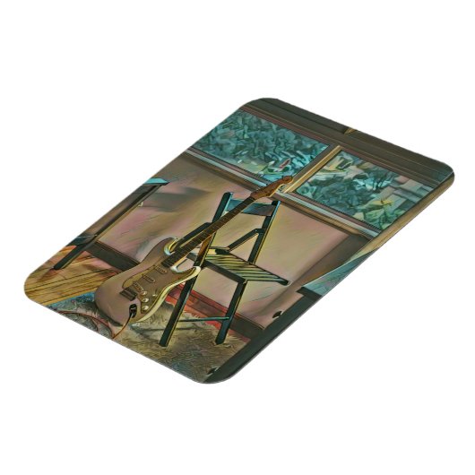 Gitarrist Geburtstagsgeschenk Magnet (Linke Seite)