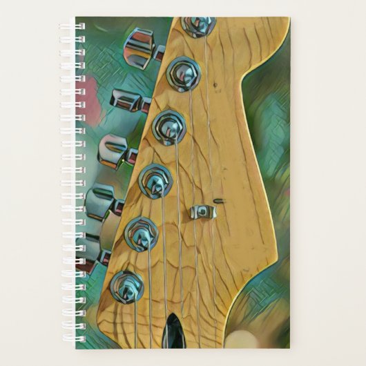 Gitarrist Geburtstagsgeschenk Planer (Vorderseite)