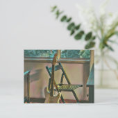 Gitarrist Geburtstagsgeschenk Postkarte (Stehend Vorderseite)