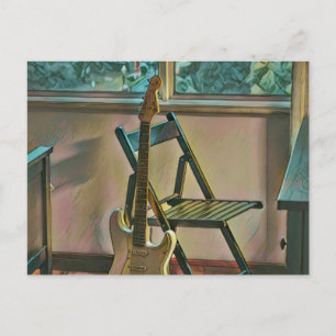Gitarrist Geburtstagsgeschenk Postkarte
