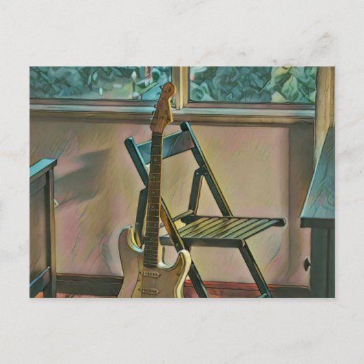 Gitarrist Geburtstagsgeschenk Postkarte (Vorderseite)